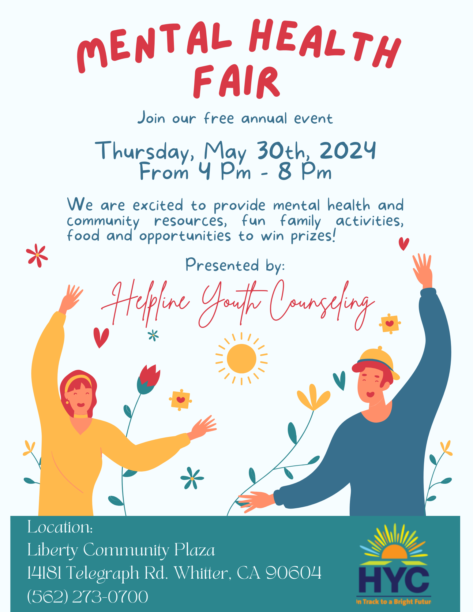 Mental Health Fair - HYC - Whittier Events